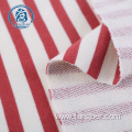 Knit 100% cotton stripe french terry fabric